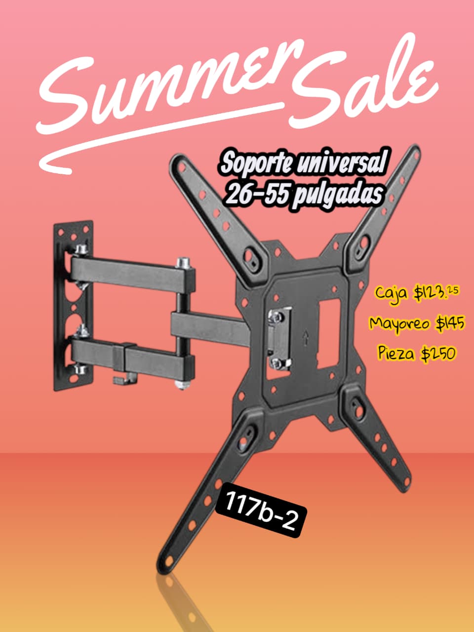 soporte universal para tv 14 a 55 pulgadas