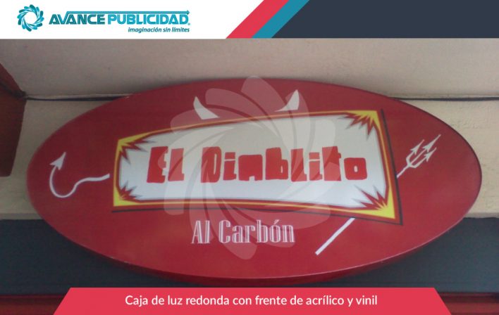 Letrero led luminoso led en caja de luz  estructura interna de acero y exterior de lamina . frente  de lona iluminada desde el interior con timer opcional