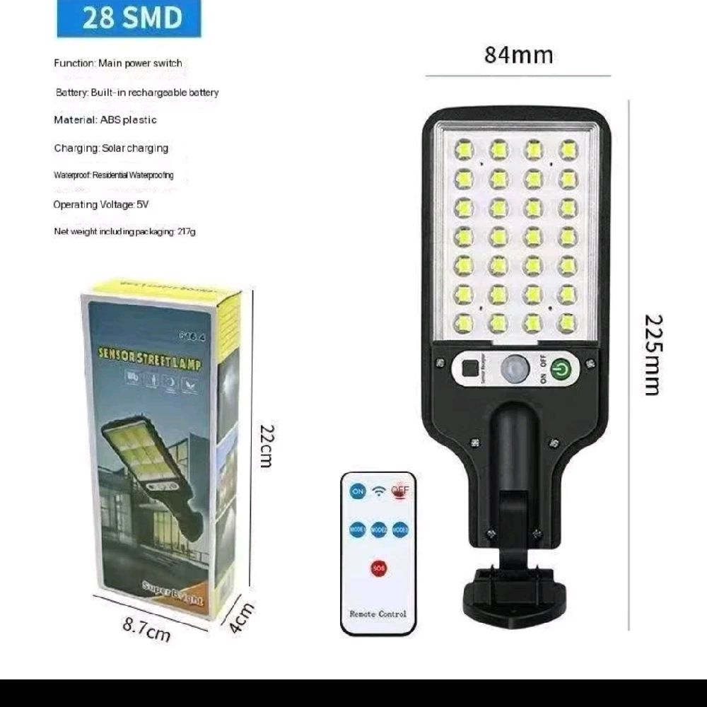 Lámpara Solar Tipo Suburbana a Prueba de Agua con Sensor de Movimiento y Noche Resistente al Agua y Protección Minera
