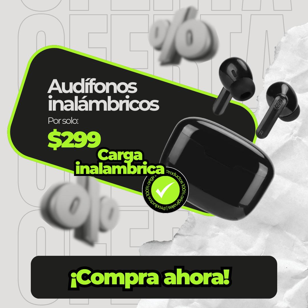 1audifono Auriculares Bluetooth 5.3, Compatibles con iOS 12+ y Android 8+ - Ideales para música y entrenamiento