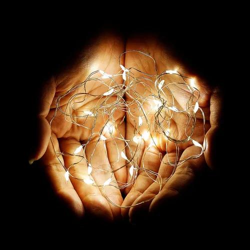 10 Piezas tira led de pilas Cadena De Luces Hadas Con Pilas  20 Led