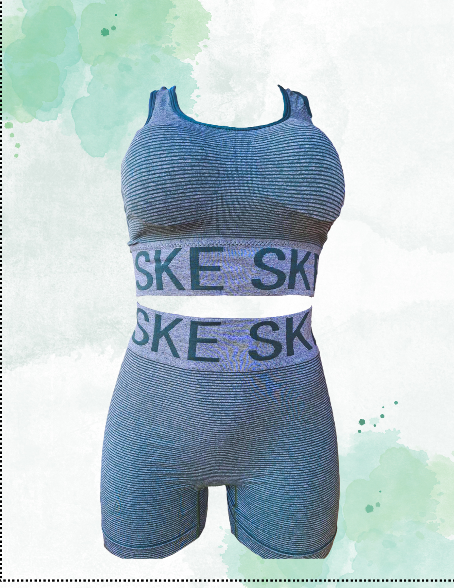 conjunto deportivo top y short ske unitalla