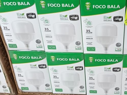 Foco Led Mayoreo Tipo Bala 35w Caja Con 24 Pz Blanco Frío