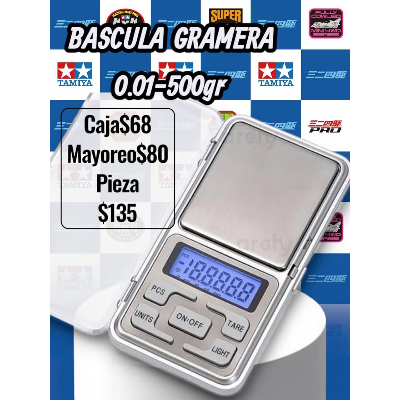 Bascula gramera de bolsillo