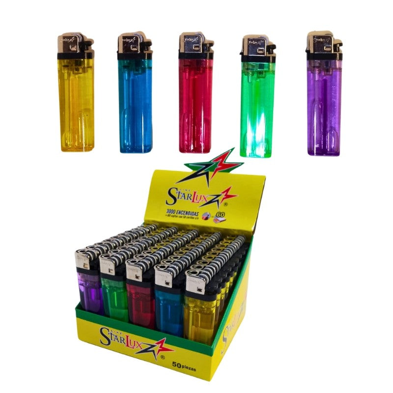 encendedor desechable 50 pz clasico