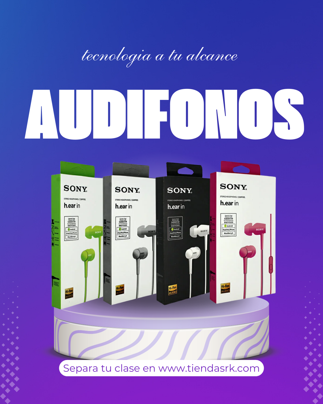 audifono manos libres sony