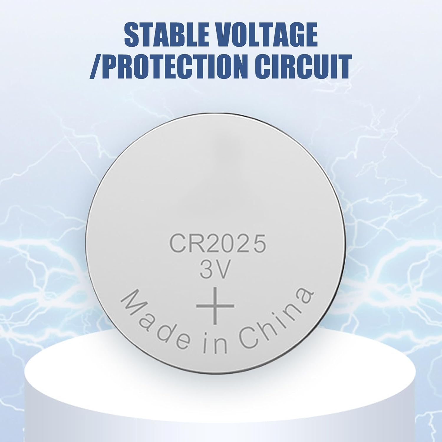 CR2025 - Batería de celda de moneda de 3 V, paquete único, pila de botón de litio para controles remotos de juguete y dispositivos electrónicos, 1 paquete de batería pequeña para dispositivos
