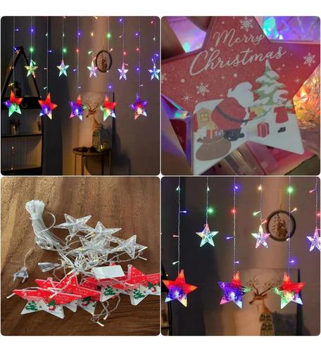 Luces para navidad Led Decorativas Navideñas Estrellas Colores