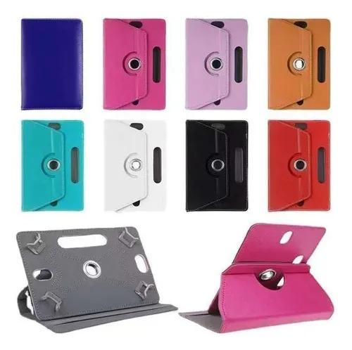 Funda Universal Tablet De 7 Pulgadas Giratoria Tacto Piel