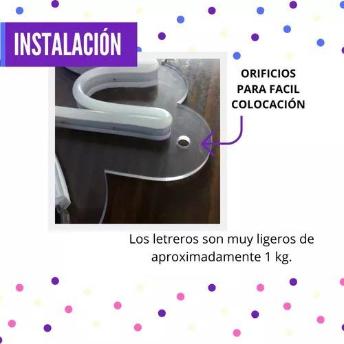 Letrero Led Neón Negocio Uñas Nails Luminoso Decorativo