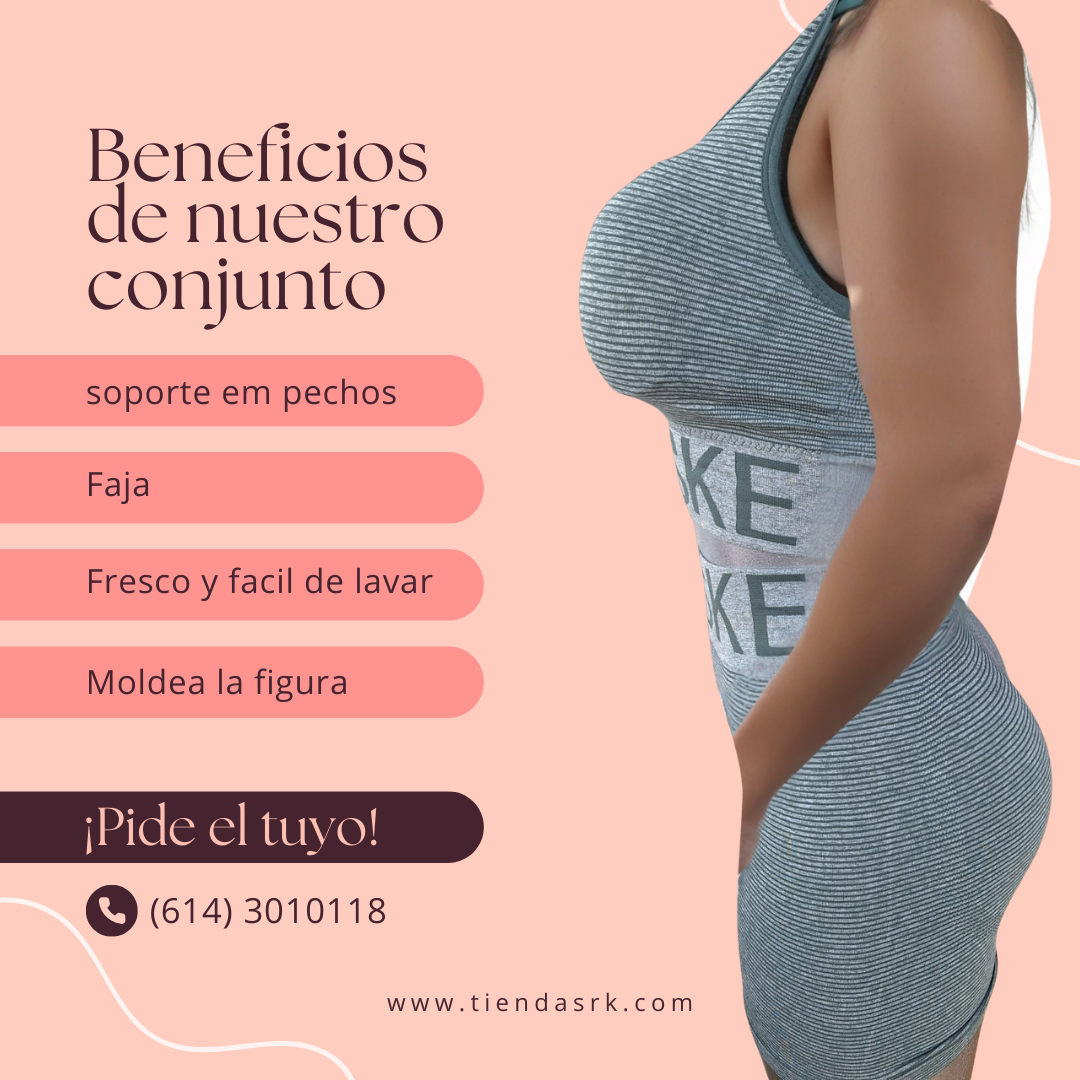 conjunto deportivo top y short ske unitalla