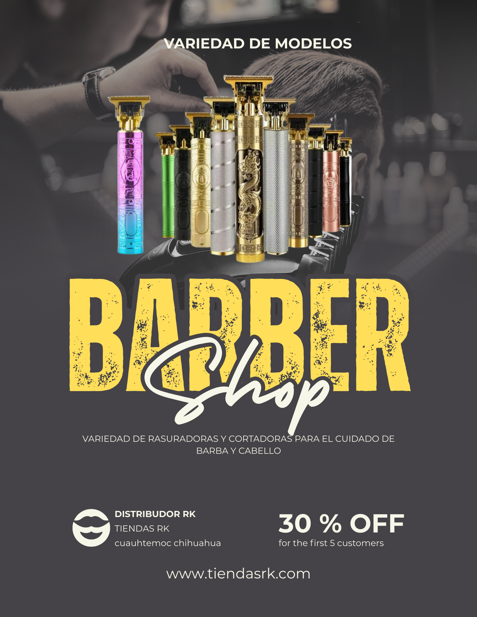 cortadora de caabello recargable