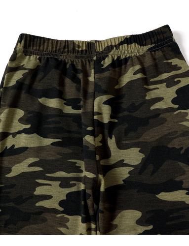 conjunto pantalonera y sueter infantil tipo militar 6 a 10 años Set De Camuflaje
