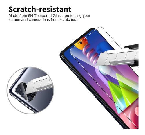 10 cristales templados Samsung Galaxy M51/F62/M62 10 Cristales Templados 9H Mica HD Protector Pantalla Ultra Delgado 0,3 mm