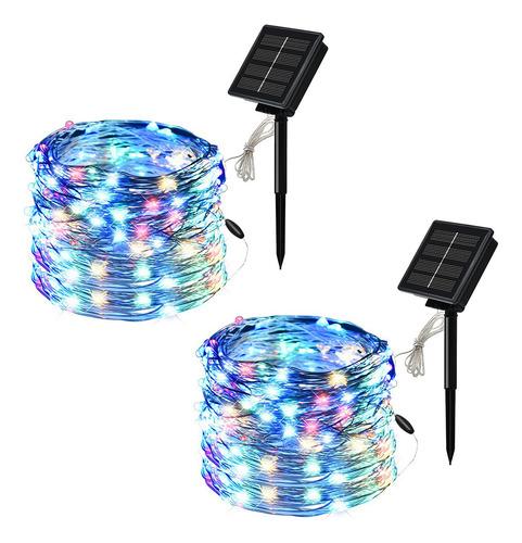 30 Metros  Luces De Luz Solar Led Decoración Navideñas 300led