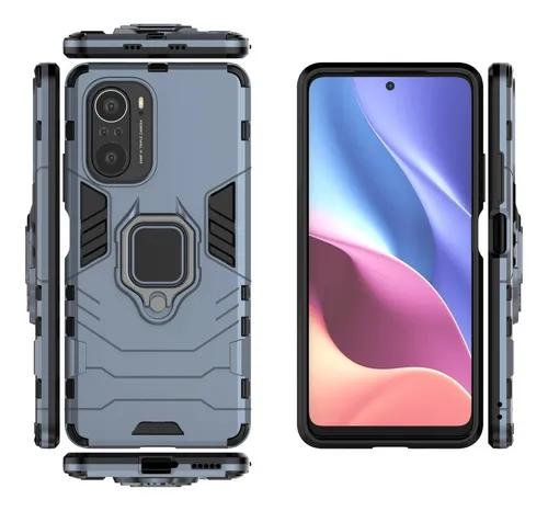 Funda Para Xiaomi Poco F3 / K40 Pro Uso Rudo Ring Case + Mica Vidrio Templado