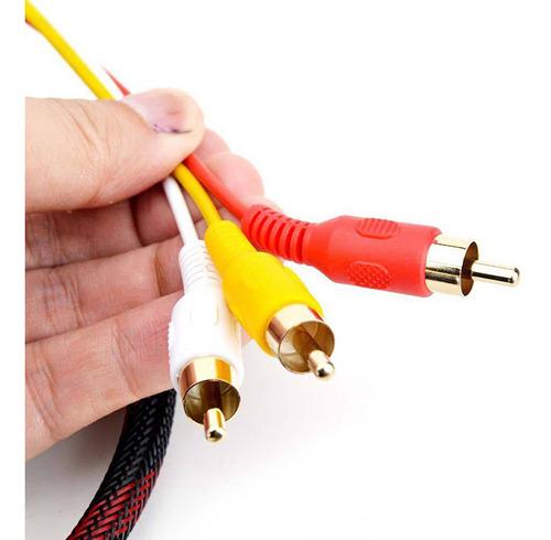 Cable Conversor De Componentes Av Hdmi A 3-rca De 5 Pies