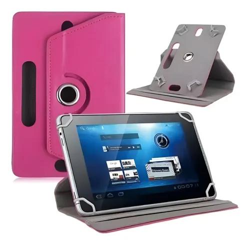 Funda Universal Tablet De 7 Pulgadas Giratoria Tacto Piel