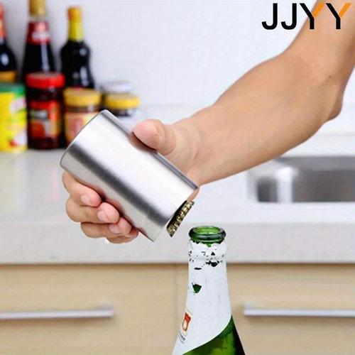 Destapador Magnético De Cerveza - Liberación Rápida, Abridor Automático de Botellas de Acero Inoxidable y Plástico ABS, 5 Colores Disponibles, Tamaño 8,7 x 5,3 cm, Ideal para Cerveza y Refrescos se enviar color al azar