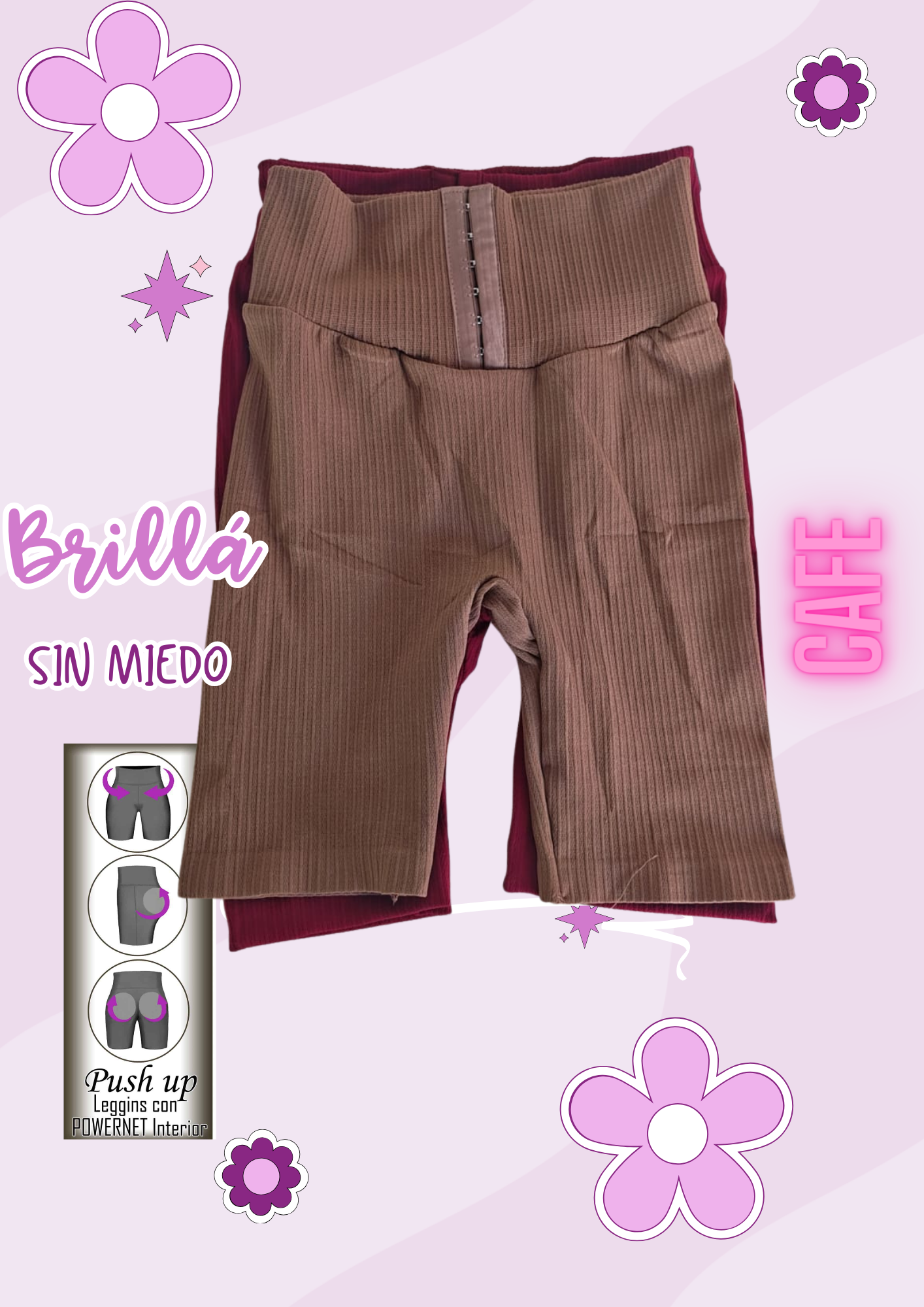 outfit para el gym legging negro con faja