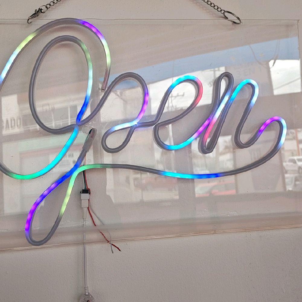 Open Letrero Neon LED Lumino Personalizado 30 x 40 cm Iluminación de Colores Vibrantes para Decoración