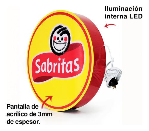 Anuncio Luminoso Para Tienda Miscelanea Sabritas