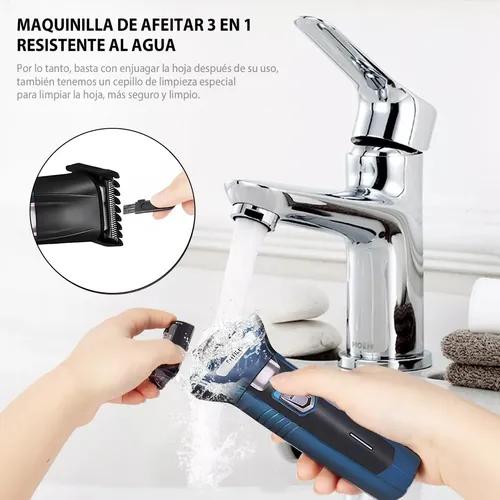 Rasuradora Barba Nariz Cabello 3 En 1 Eléctrica Maquina