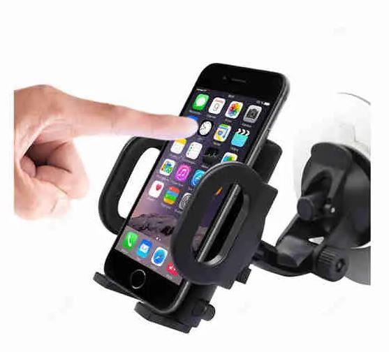 Soporte Universal Celular Auto Ventosa 360° Ridgeway Ba-1058 Negro