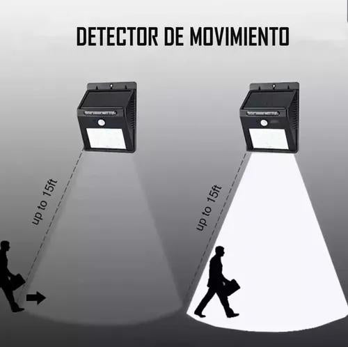 Lampara Solar Luz Led Exterior Interior Sensor Movimiento