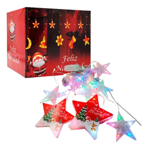 Luces para navidad Led Decorativas Navideñas Estrellas Colores