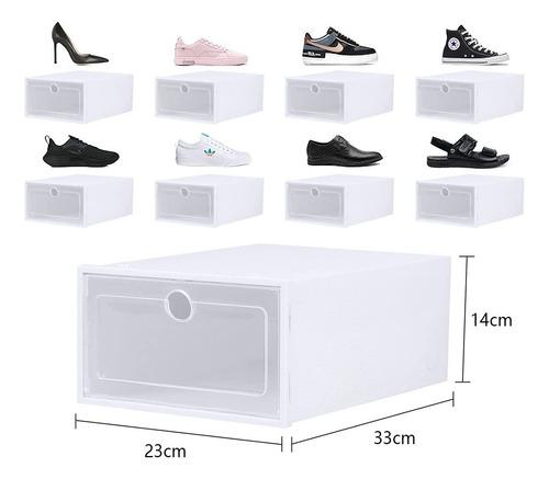 12pcs Organizadores Apilables Para Zapatos Cajas De