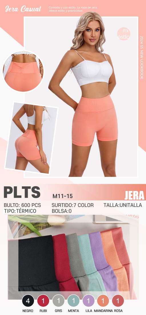 Short deportivo para mujer gym y casual ideal para correr con bolcillo
