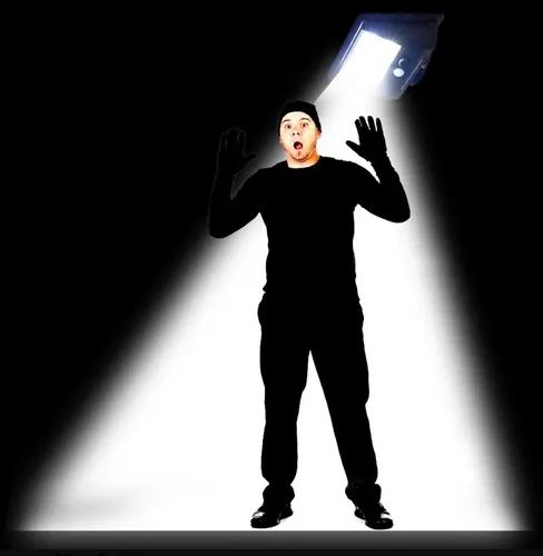 Lampara Solar Luz Led Exterior Interior Sensor Movimiento