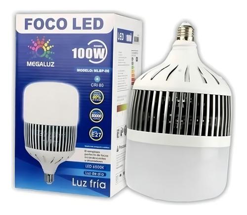 Foco Gigante Bodegero 100w/600w Rosca E27 6000lm 1 Piezas Luz Blanco Frío Foco Led 100w Casa Ahorrador Luz Blanca Entrada Estandar