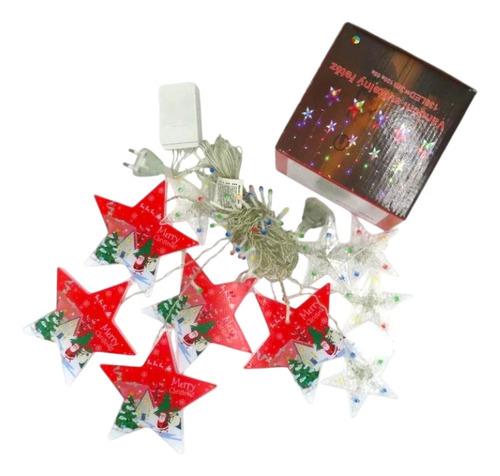 Luces para navidad Led Decorativas Navideñas Estrellas Colores