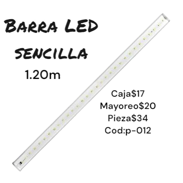 BARRA LED SENCILLA 18 W