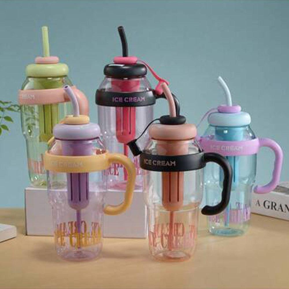 2026 nuevo  Termo ice cream con filtro 1.300 ml  escolar gym deportes