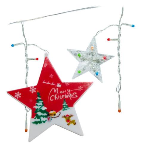 Luces para navidad Led Decorativas Navideñas Estrellas Colores
