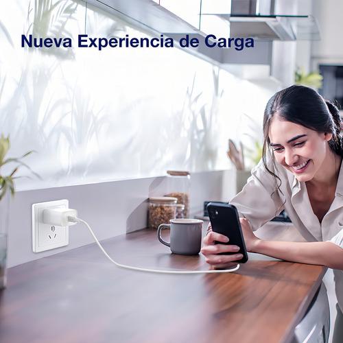 Cargador Tipo C Adaptador Carga Rapida 20w Pd compatible con iPhone X Xr 11 12 13 14 Samsung Huawei 1Hora Gar152