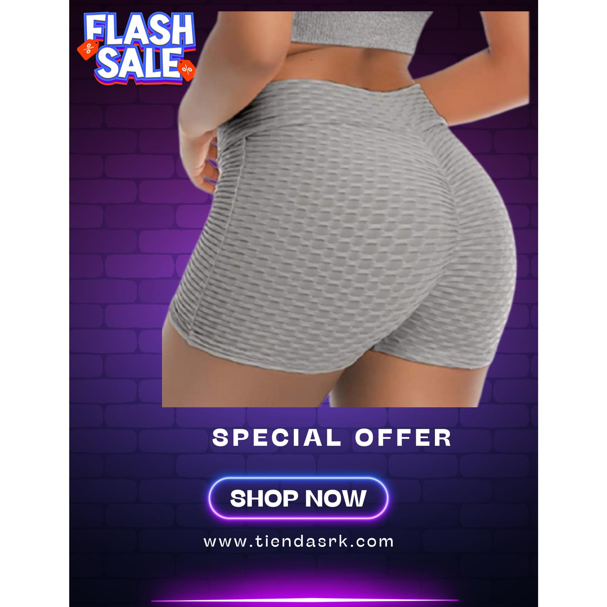 licra deportiva mujer short corto fresco ideal para gym con levanta pompa