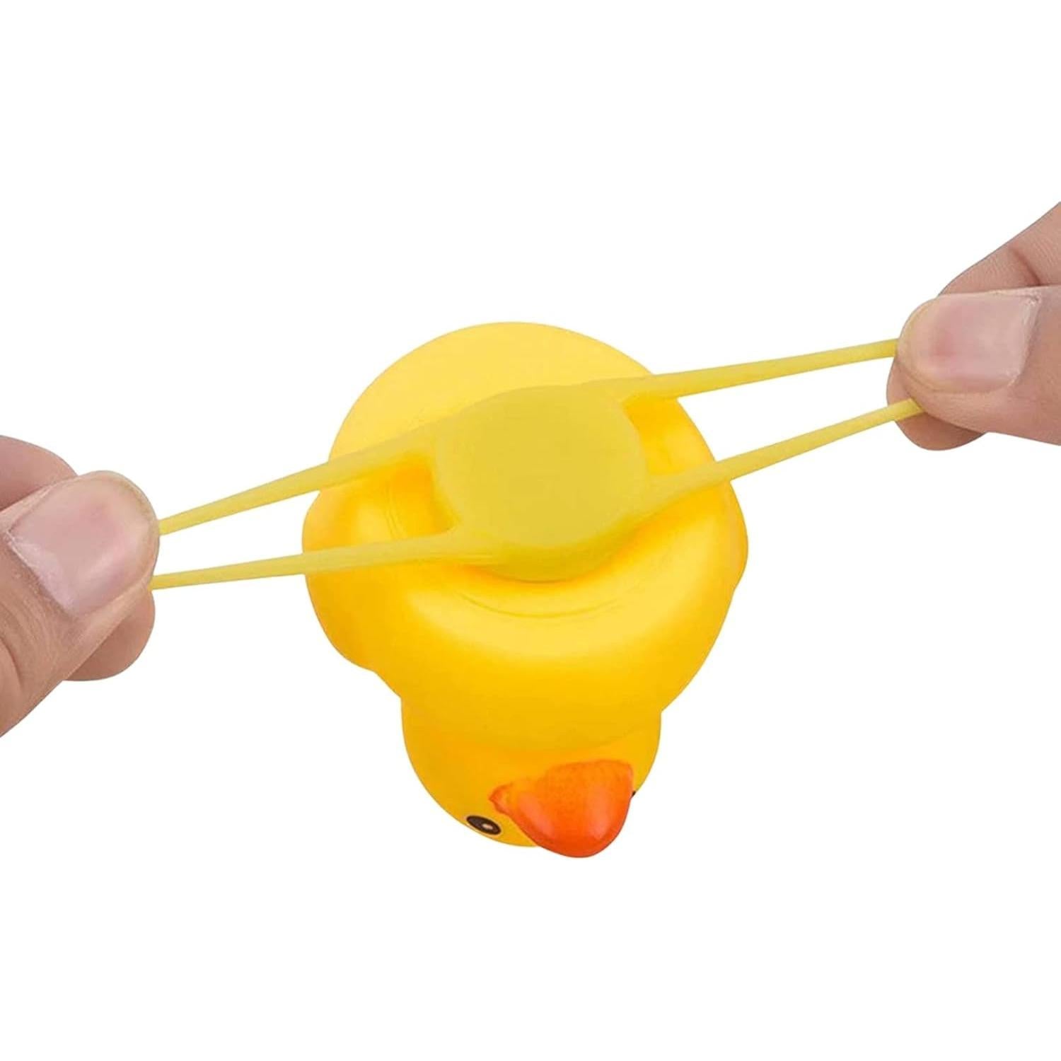 nuevo Patito con Casco para Bicicleta, Motocicleta, Coches y Más; Accesorio de Campana de Pato de Hule con Casco, Hélice, Cadena, Lentes, Luces y Sonido. Divertido, Innovador y Creativo, Accesorio para niños y Adultos, Patito Biker. (Bola 8)