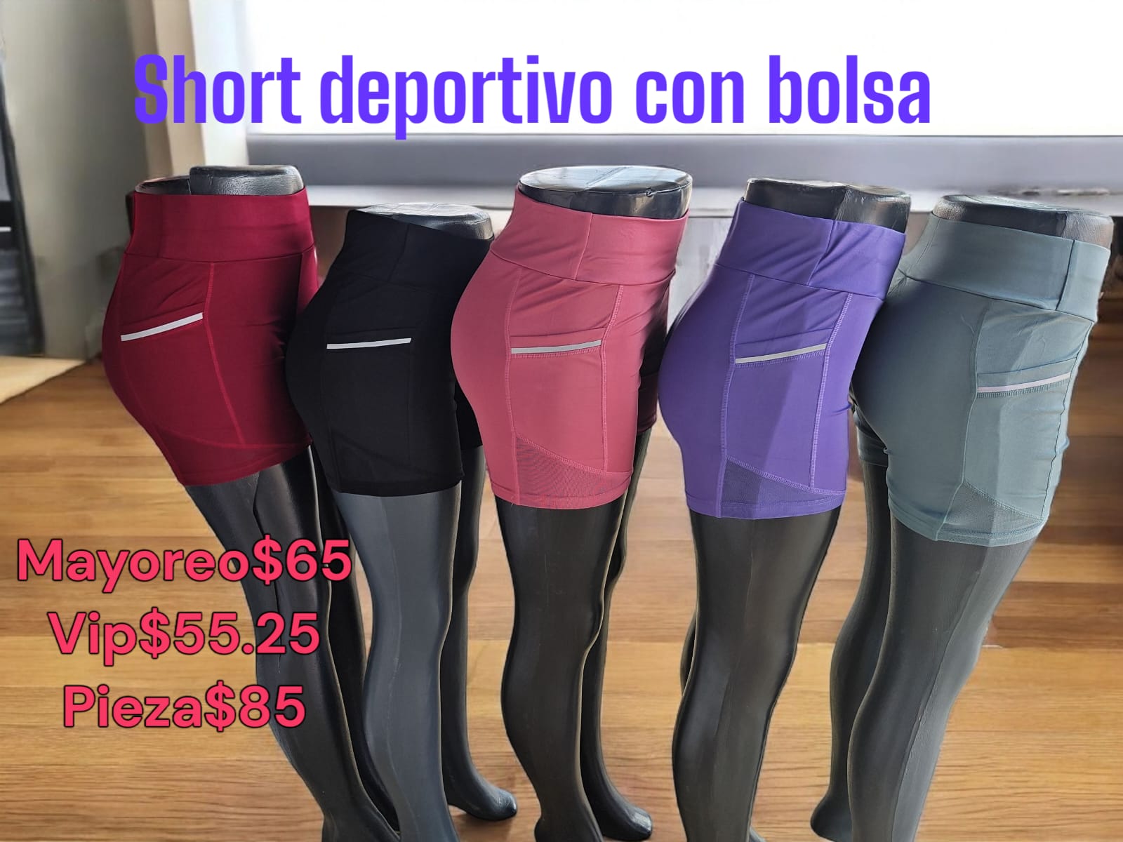 short para el gym por mayoreo
