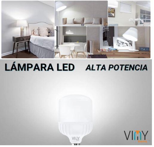 Foco Jumbo Tipo Bala 45w Base E27 Luz Blanca Brillante Ofert Blanco Frío