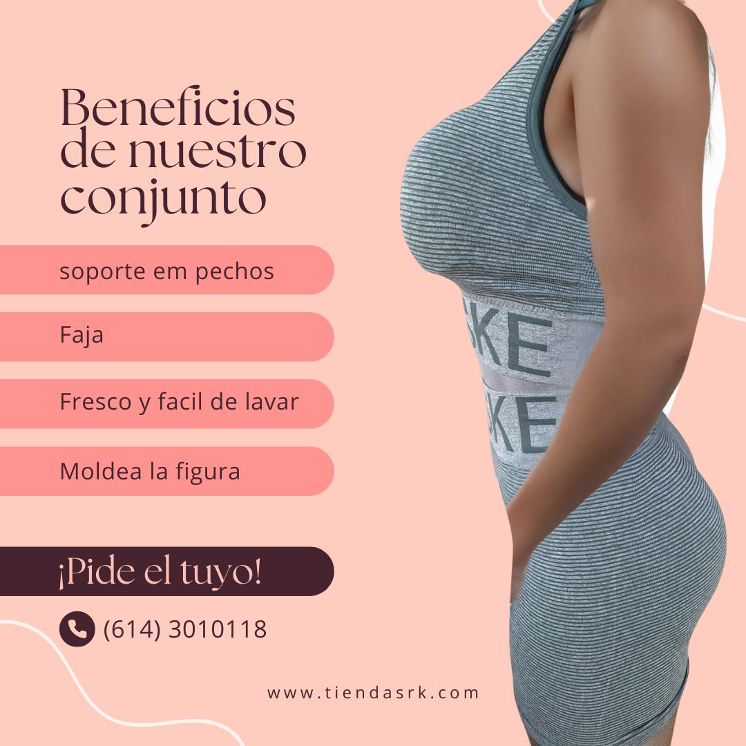 conjunto deportivo top y short ske unitalla