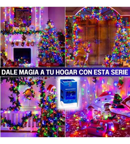 Serie Navideña 200 Focos Led Multicolor/frio/cálido - 10m Color de las luces Multicolor