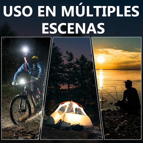 nueva Lampara tipo minera Cabezas Recargable Usb 5 Led Lampara Minera