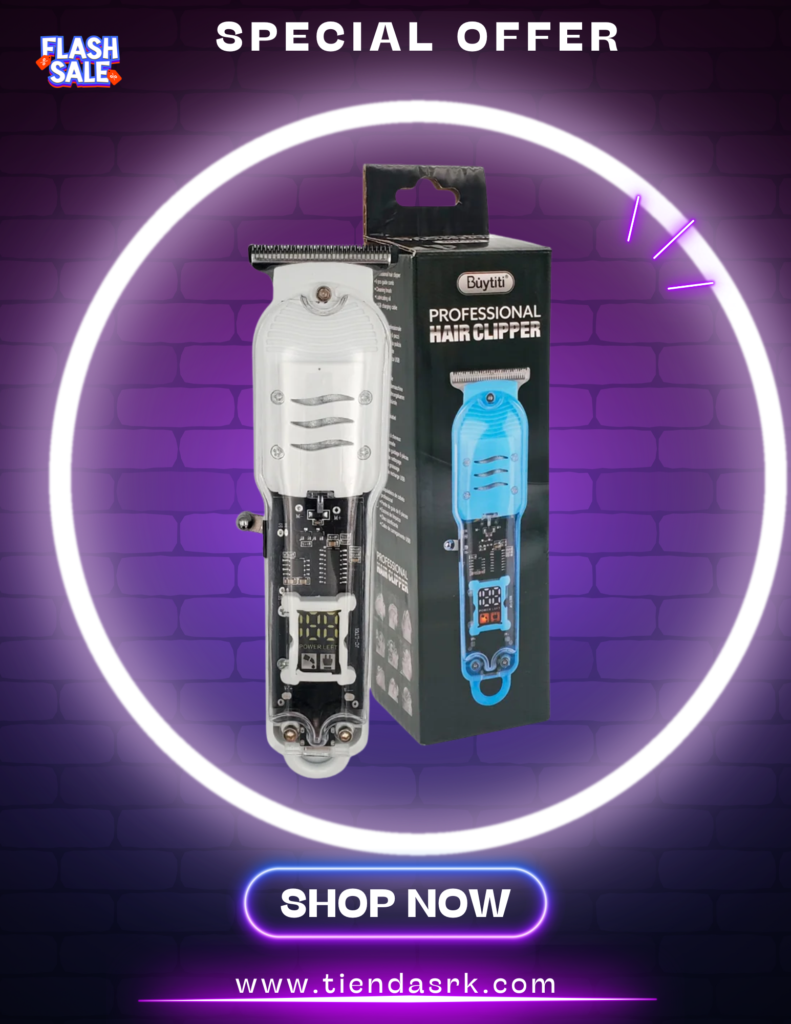 cortadora de caabello recargable