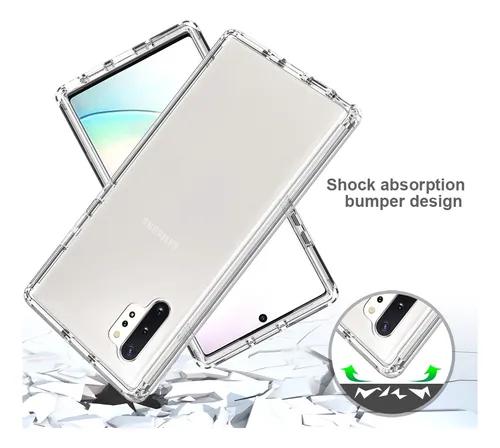 Funda Para Samsung Galaxy Note 10 Plus,silcon case uso rudo  incoloro Y Transparen