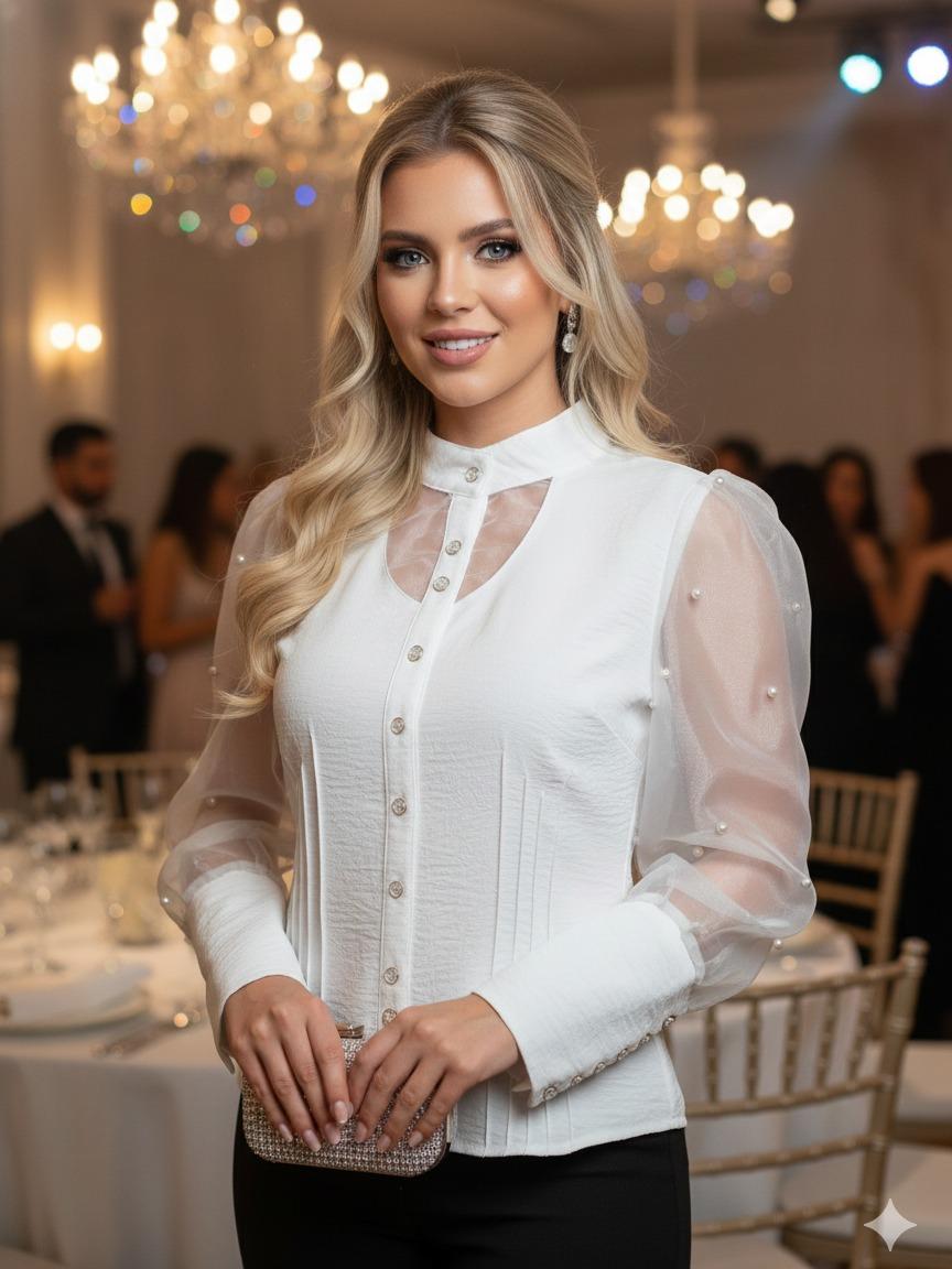 Blusa Para Dama De Moda Casual Elegante Estampados De Moda