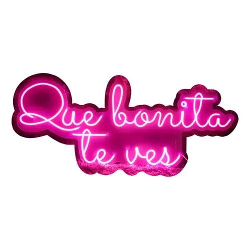 Letreros Led Neón Anuncios Que Bonita Te Ves Decoración